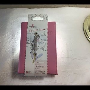 🛍️NWOT Leather “In Honor of Breast Cancer Awareness” Pass Port Wallet Case…